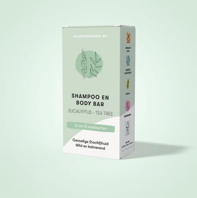 ShampooBars Mini's Eucalyptus - Tea Tree Shampoo en Body