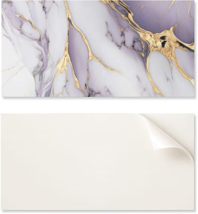 Vinyl wandpaneel voor moderne interieurdecoratie 100x50 cm Abstract aderpatroon