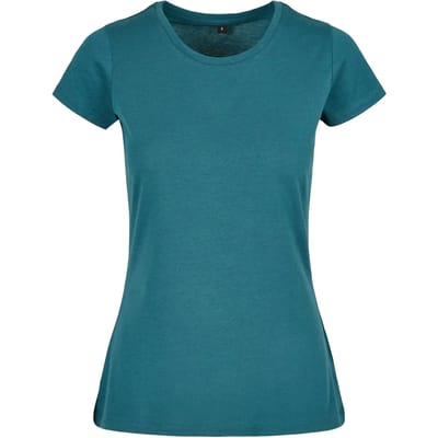 Build your Brand Ladies´ Basic Tee BYBB012 - Teal - XS