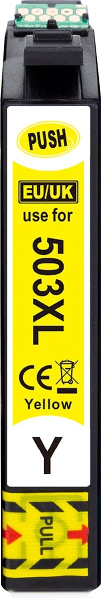 "KATRIZ® huismerk voor Epson T503XL/T503/503(1x Geel) | 1 stuk | Epson WorkForce WF-2960DWF / WF-2965DWF /Epson Expression Home XP-5200 / XP-5205"