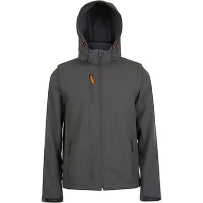 SOLS Transformer Soft Shell-jas voor volwassenen, uniseks (Houtskool Grijs)