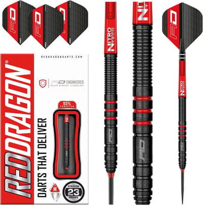Professionele Tungsten Dartpijlen Set 23g met Vluchten en Shafts