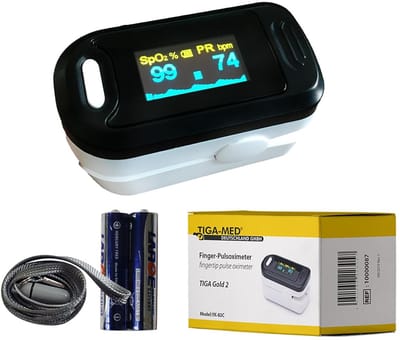 Premium Vingertoppulsoximeter met OLED-display - Eenvoudige meting van Zuurstof en Hartslag