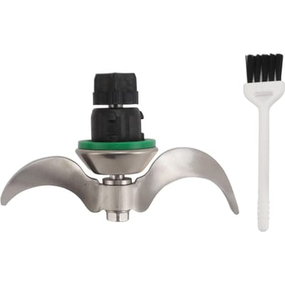 Lames de Mixeur Haute Résistance Silencieuses Lames en Acier Inoxydable Pièces de Rechange pour TM5 TM6 gray
