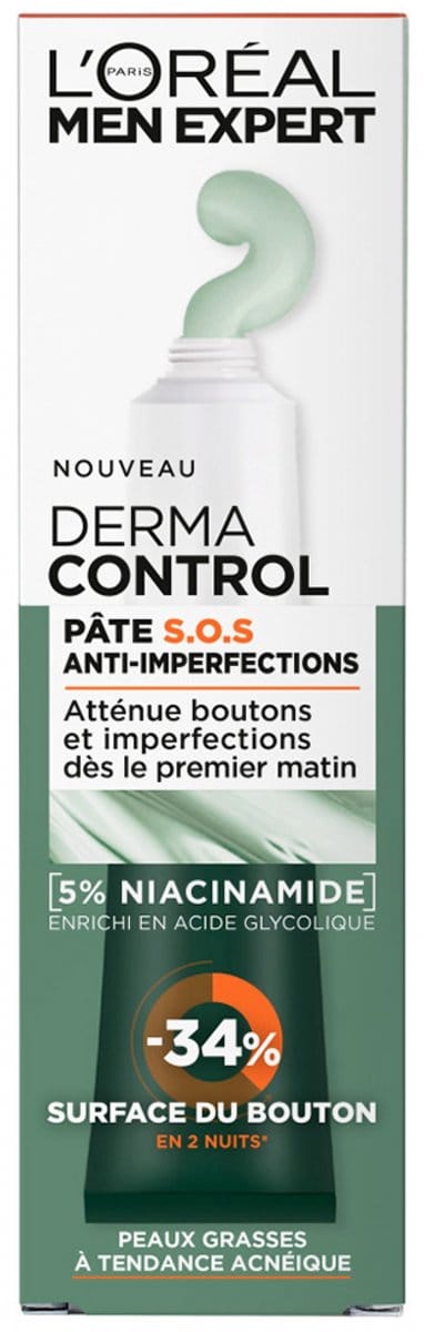 L'Oréal Paris Men Expert Derma Control S.O.S Anti-Imperfection Paste 45 ml