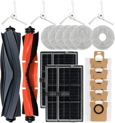 Geschikt voor - Mijia M40/D110CN accessoires - Verbruiksartikelen voor robotstofzuigers - rolborstel - zijborstel - stofzak - filter - dweil - 21 stuks