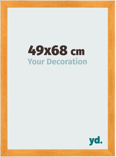 Your Decoration - Fotolijst 49x68 cm - MDF - Oranje - Pisa