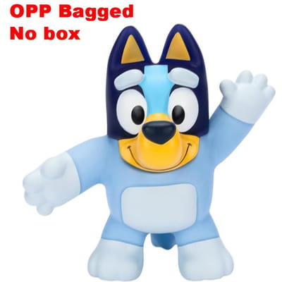 Bluey Anime Figuren Interessant Decompressiespeelgoed Rekbare Superelastische Zachte Rubberen Anime Poppen Kindercadeau blue