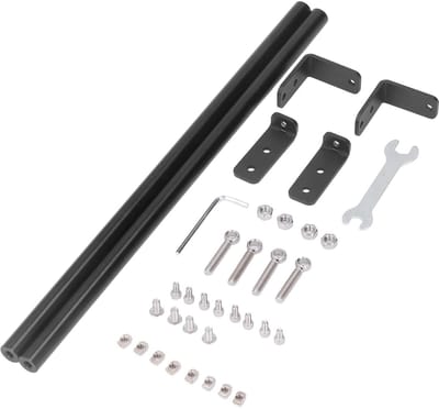 Dailygoods- Steunstangenset DIY-upgrade - Steunstangen - 3D-printeronderdeel - Accessoires voor Ender 3 - Aluminiumlegering/Roestvrij staal - Inclusief 2 trekstangen/4 connectors - 3D-printer Upgrade