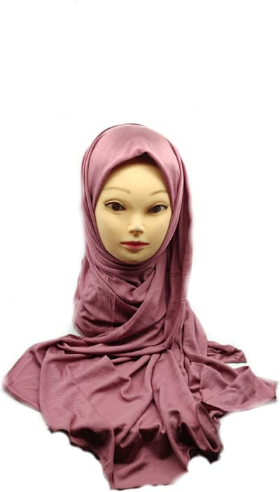 Zachte Roze paarse Hoofddoek, hijab.