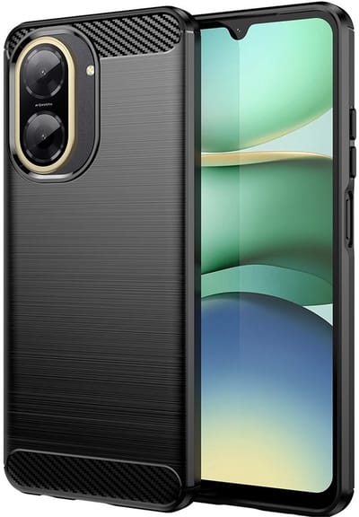 Coverup Hoesje - Geschikt voor Xiaomi Redmi A5 (173mm) Hoesje - Coverup Armor Brushed TPU Back Cover - Zwart