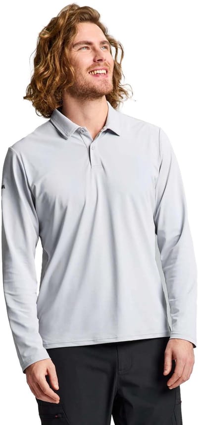 Slam Tech Pique Polo Ls - Sportswear - Volwassen