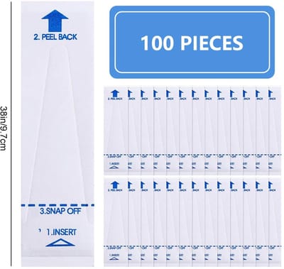 Wegwerp thermometer beschermhoezen, hygiënehoezen voor koortsthermometer, elektronische thermometerafdekking, sondeafdekking, veilige digitale thermometer, sondeafdekkingen, 100 stuks