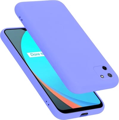 Cadorabo Hoesje geschikt voor Realme C11 2020 in LIQUID LICHT PAARS - Beschermhoes gemaakt van flexibel TPU silicone Case Cover