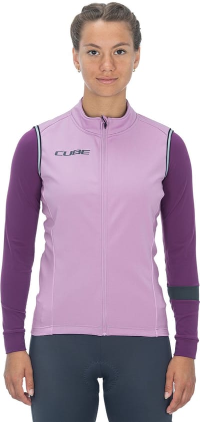 CUBE BLACKLINE WS SOFTSHELL VEST VIOLET S (36)