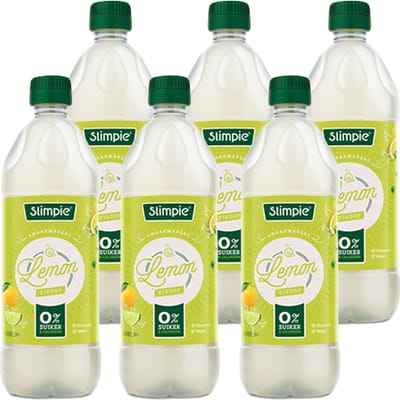 Slimpie Siroop Lemon - 6 x 650 ml - Voordeelverpakking