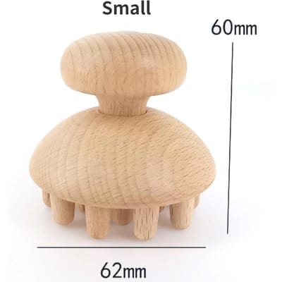 Houttherapie Massage Tool Lymfedrainage Massager Anti Cellulite Fascia Massage Roller voor verlichting van spierpijn in het hele lichaam beige
