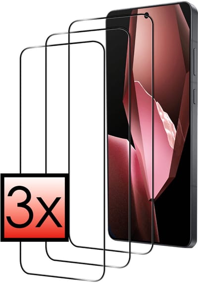 Screenprotector - 3 Stuks - Geschikt voor OnePlus 13R - Full Cover - Beschermglas - Gehard Glas - Tempered Glass - Screen Protector