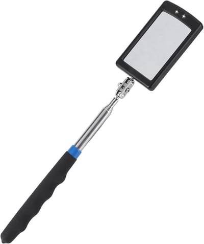 Telescopische Verlichte Inspect mirror met 360 Graden Flexibele Arm voor Optimaal Zicht en Gebruiksgemak