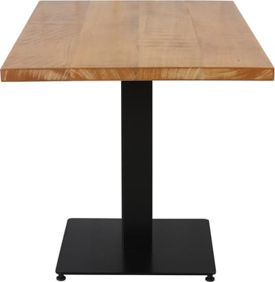 Dimehouse Bistrotafel Mangohout Vierkant 80 x 80 x 73 cm - Hout - Industrieel - Vierkant