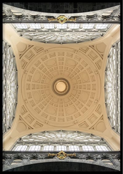 Poster Koepel Centraal Station Antwerpen - 50x70cm