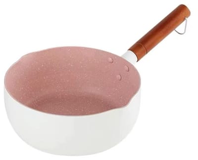 Dailygoods- Melksauspan 18 cm - Japanse Steelpan - Antiaanbaklaag - Schenktuit - Geschikt voor Inductie - Duurzaam Materiaal