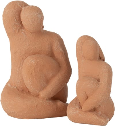 J-Line decoratie Beeld Modern Venus - cement - terracotta - large
