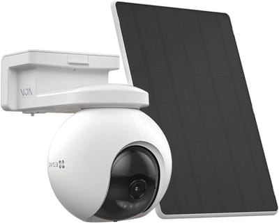 Beveiligingscamera Buiten 4K Draadloos WiFi met Zonnepaneel – 360° Draaibaar – Kleur Nachtzicht