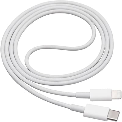 Akyga AK-USB-35 USB-kabel USB-C stekker, Apple Lightning stekker 1.00 m Wit
