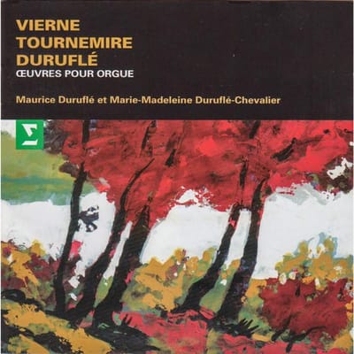 CD CHARLES TOURNEMIRE, LOUIS FRIDAY, M - Vierne/Tournemire/Durufle: Org  2564605932 Erato 2003 Europa Klassiek Gebruikt brown
