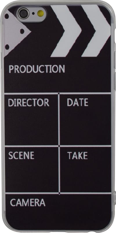 Peachy Filmklapper hoesje geschikt voor iPhone 6 en 6s case