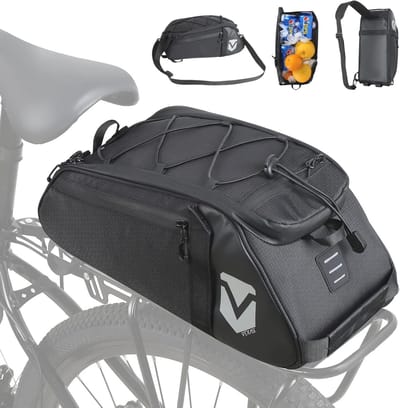 Multifunctionele Waterdichte Fietsbagagedragertas - Omzetbaar tot Rugzak met 8 Liter Inhoud