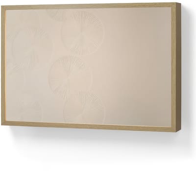 Wandlamp 60x40 cm - Oplaadbaar - Japandi - Beige - Modern - Wandlampen binnen woonkamer - Slaapkamer lamp - Decoratieve nachtlamp - Vloerlamp draadloos