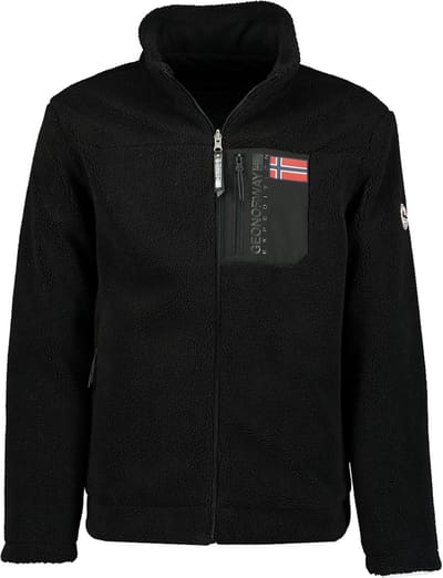 Fleece Vest Teddy Gevoerd Heren Zwart Geographical Norway - S