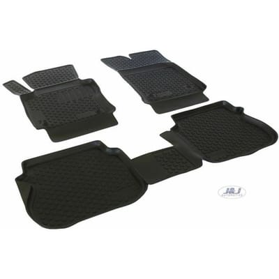J&J AUTOMOTIVE | Tapis De Sol En Caoutchouc 3D Exclusive Pour Volkswagen Caddy 2003-2015 noir