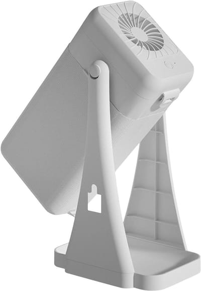 Luchtreiniger Slaapkamer - Luchtfilter Deodorisatie - Verbeter Luchtkwaliteit - Met Nachtlicht - 14 x 17.5 x 14 cm - Wit