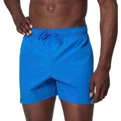 Speedo Classic Logo Volley 16" Watershort Zwembroek Heren - Zwemshort Mannen - Vierwegstretch - Duurzaam Waterafstotend - Met Binnenbroekje - Zijzakken met Afvoer - 100% Gerecycled Polyester - Blauw - Maat XXL