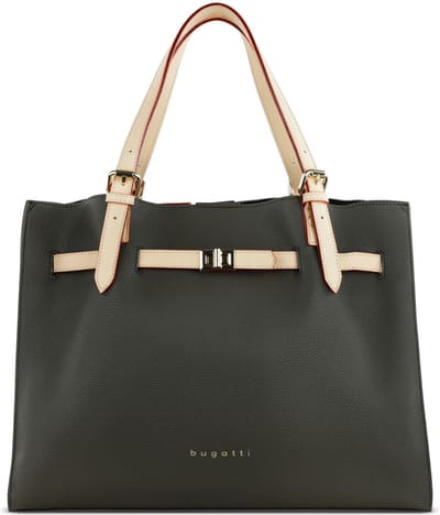 bugatti Handtas Schoudertas Ella Shoulderbag Olive Olijfgroen