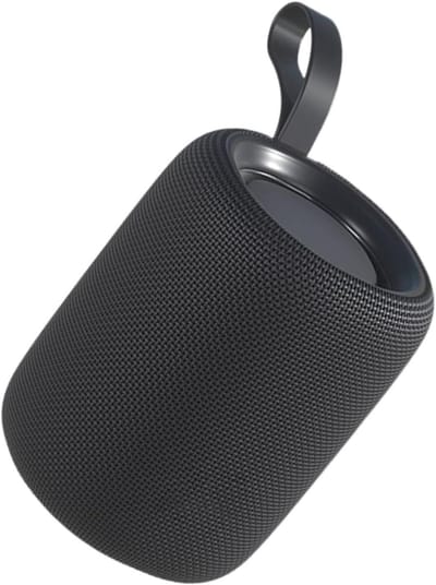 Waterdichte Speaker - Draagbare Bluetooth Speaker - Buitenfeestjes Muziek - RGB Kleurverlichting - 9.5 x 9.5 x 9.5 cm - Zwart
