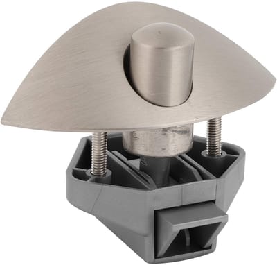 Dailygoods- Ladeknopslot sleutelloos - Drukknopvergrendeling - Zinklegering - Geschikt voor 12-25mm kastdeur - Eenvoudig te gebruiken - Inclusief 10 accessoires - Kastdeurslot