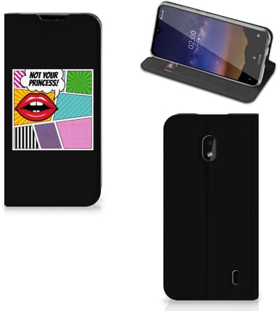 Nokia 2.2 Hippe Standcase Popart Princess