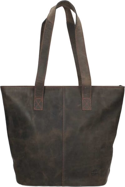 Bear Design Janneke Leren Shopper- Bruin