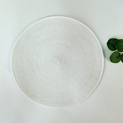 Ronde Placemats Voor Eettafel Onderzetter Hittebestendige Placemats Vlekbestendig Antislip Wasbaar Katoen Geweven Servies Mat