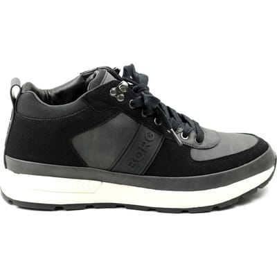 Björn borg - maat 45- H100 Mid Cas M zwart sneakers heren