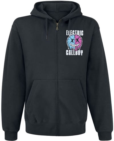 Electric Callboy TANZNEID Soul Brain Heren Vest met capuchon - zwart - L
