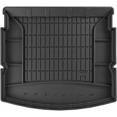 FROGUM PROLINE Kofferbakmat - Geschikt voor RENAULT MEGANE IV GRANDTOUR (vanaf 2016) - Onderste laadvloer - TPE Rubber - Zwart