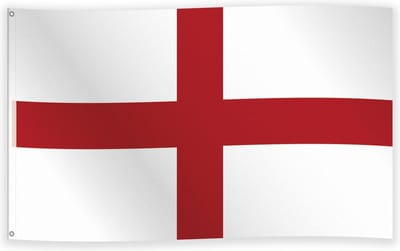 Scoby - Engelse Vlag - English Flag - Engeland - 90x150cm - Original Colors - Strong Quality - Inclusief Bevestigingsringen