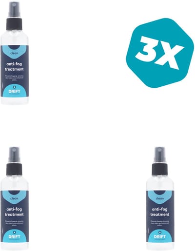 3 × Anti Condens - Anti Fog Spray - Voorkomt Beslagen Ruiten - Anti-Damp - Verbetert Zicht & Veiligheid - 100 ML