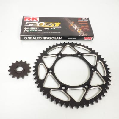 Kit chaîne France Equipement pour moto KTM 250 EXC-F 2010 à 2017 14x52 P520 Neuf