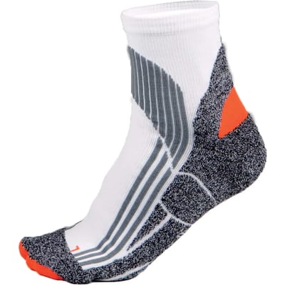 PROACT® Sportsokken PA035 - White / Grey / Orange - 35/38 EU